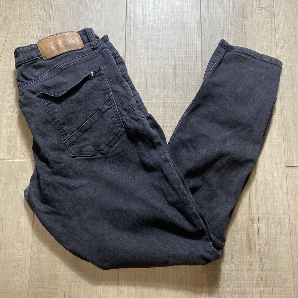 VTG Rocawear Men's 36x32 Black Denim Skater Hip Hop Slim Fit Y2K Jeans Grunge